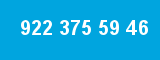 922 375 59 46 922 375 59 46